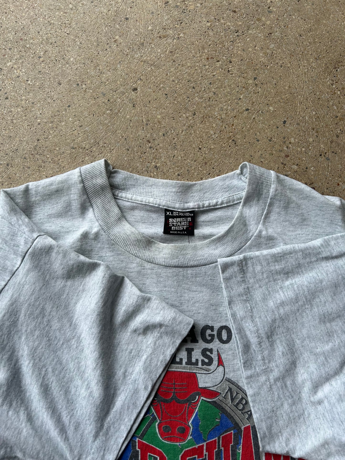 Vintage 1992 Chicago Bulls World Champs T Shirt Size Large