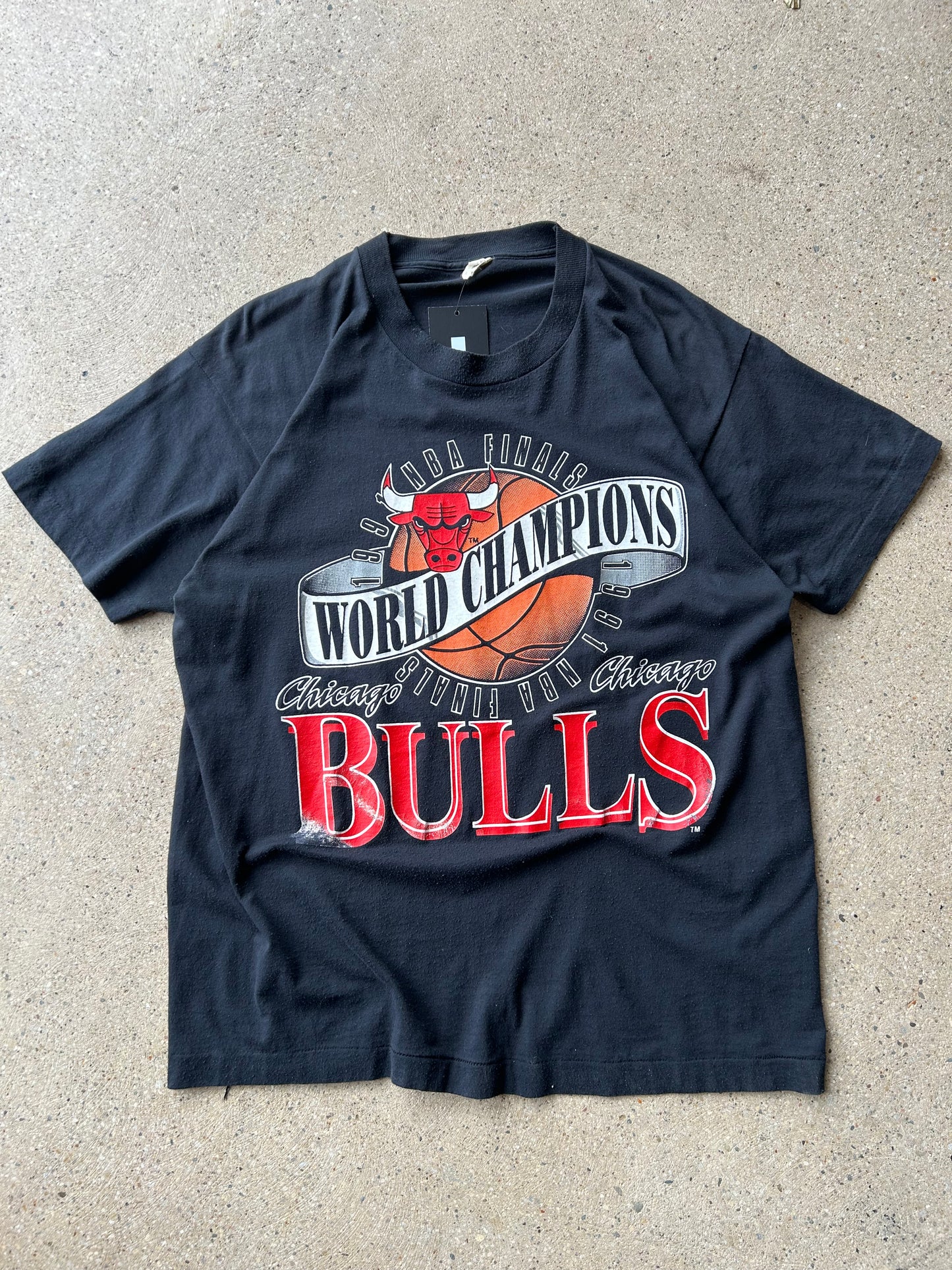 Vintage 1991 Chicago Bulls Tee Size Large