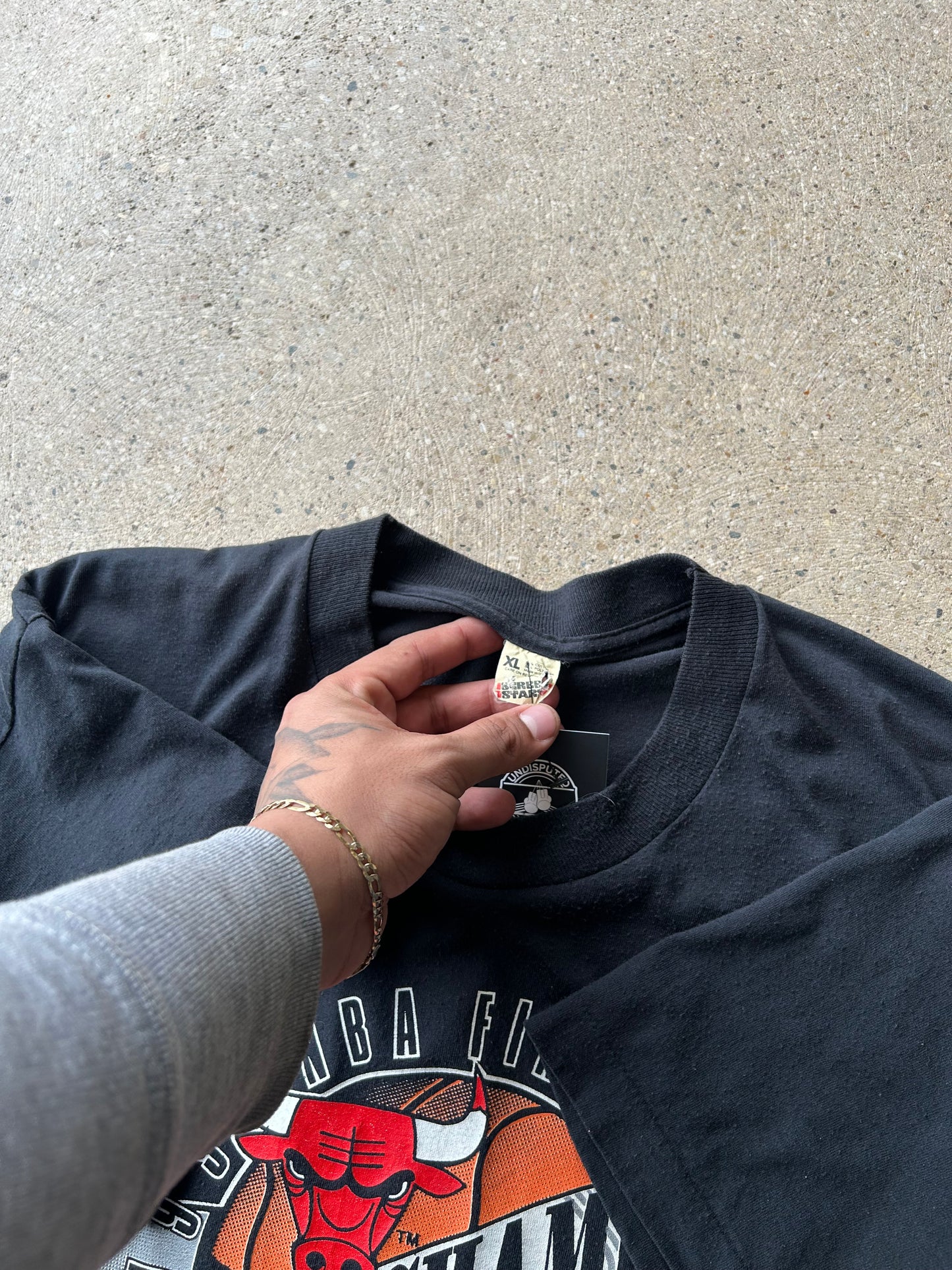 Vintage 1991 Chicago Bulls Tee Size Large