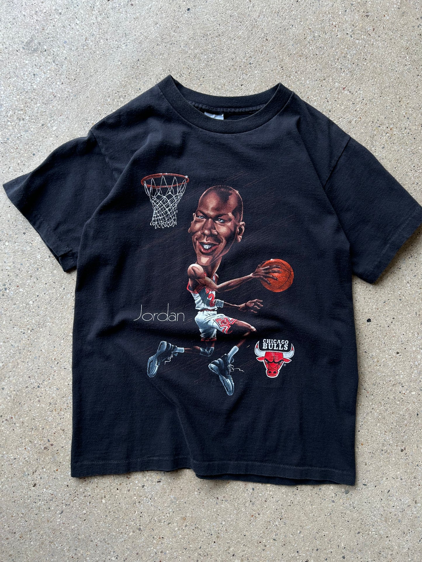 Vintage Michael Jordan Caricature T Shirt Size Medium