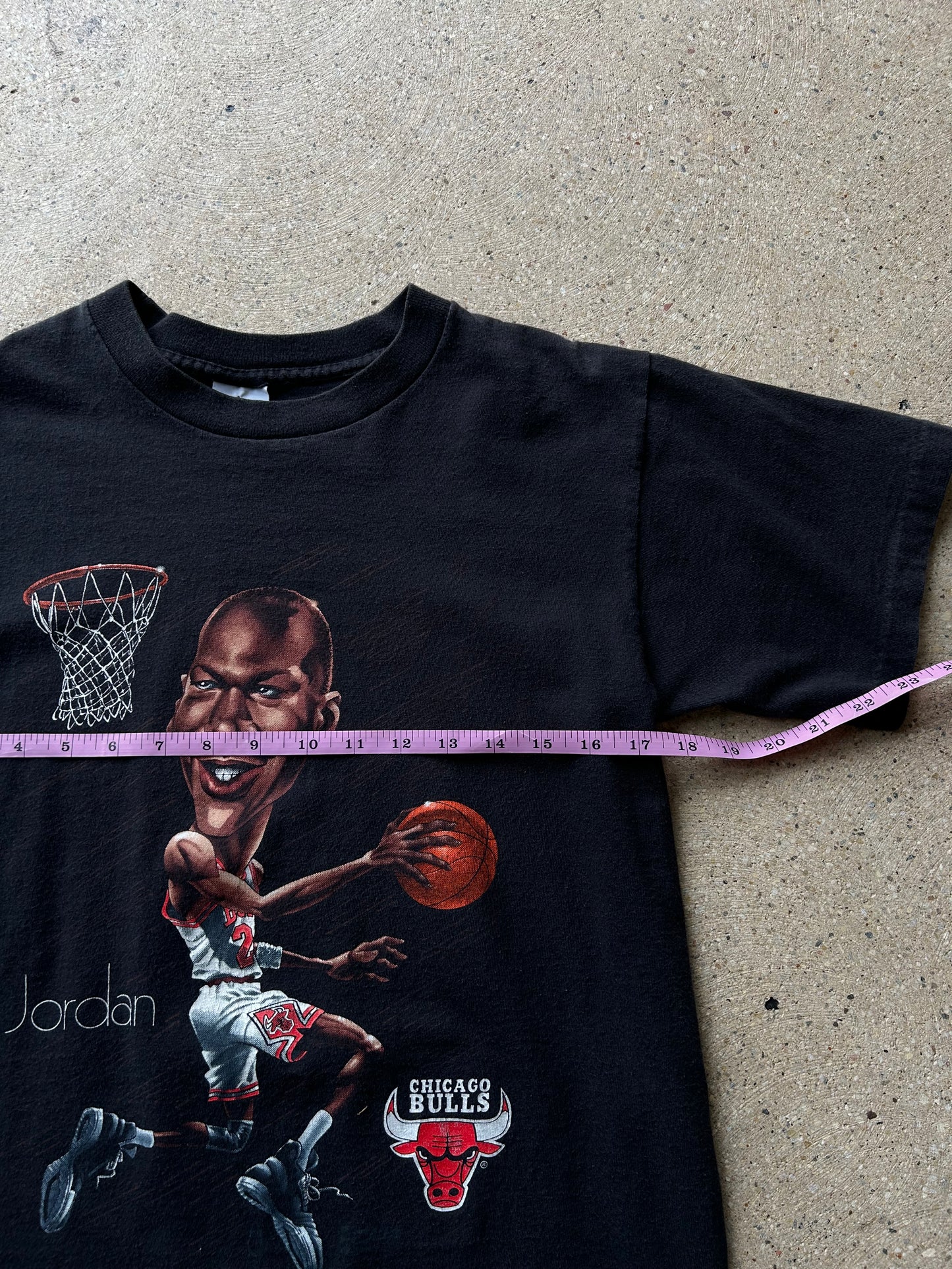 Vintage Michael Jordan Caricature T Shirt Size Medium
