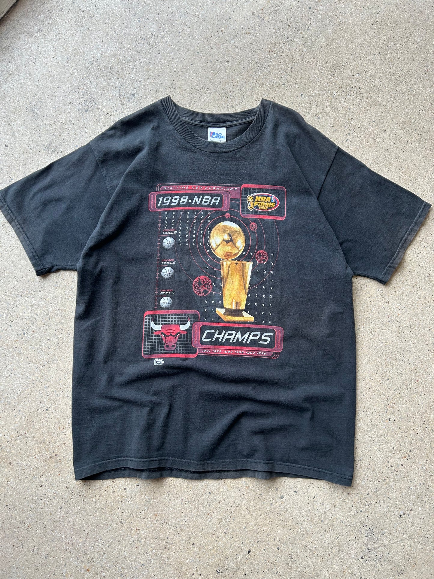Vintage 1998 Chicago Bulls NBA Finals Shirt Size XL/XXL