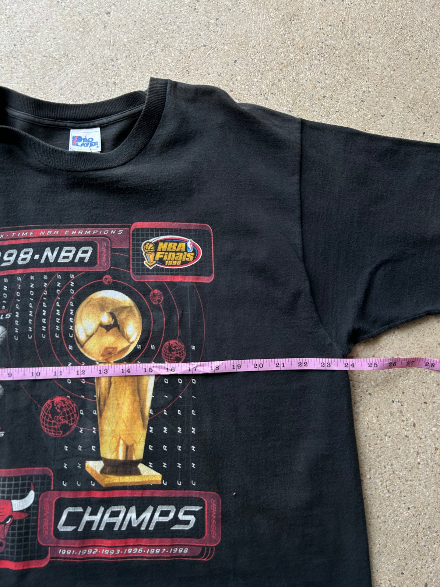 Vintage 1998 Chicago Bulls NBA Finals Shirt Size XL/XXL