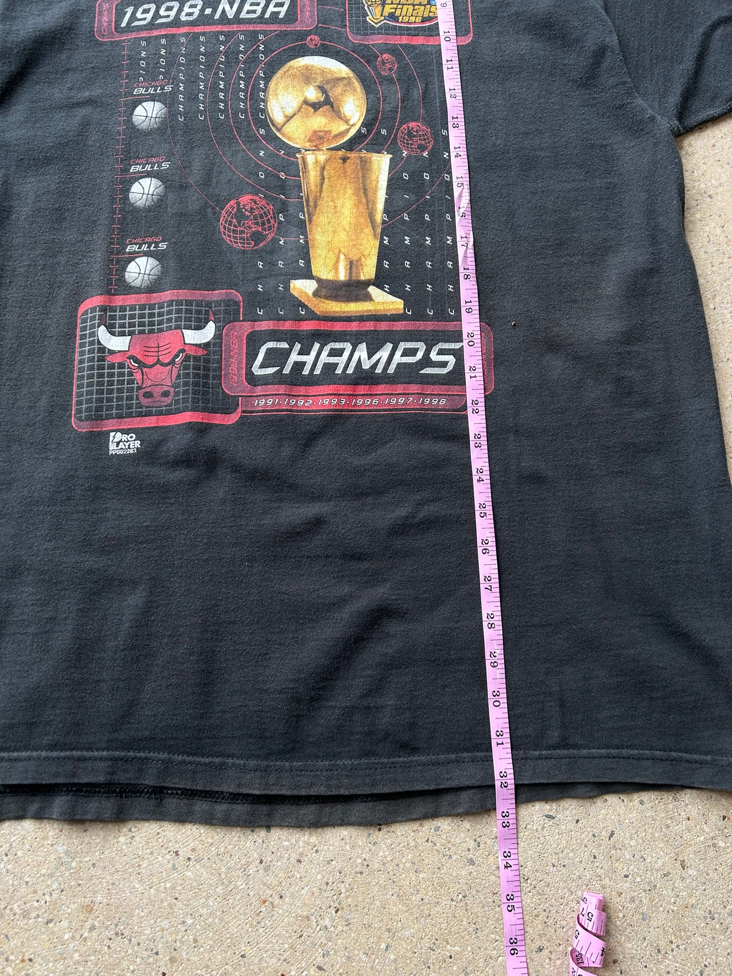 Vintage 1998 Chicago Bulls NBA Finals Shirt Size XL/XXL