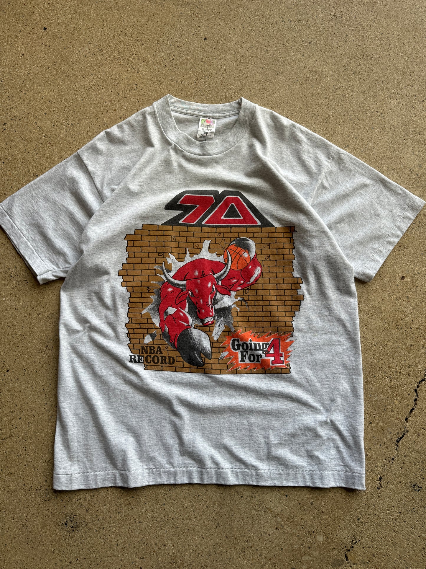 Vintage Chicago Bulls Breakthrough T Shirt Size XL