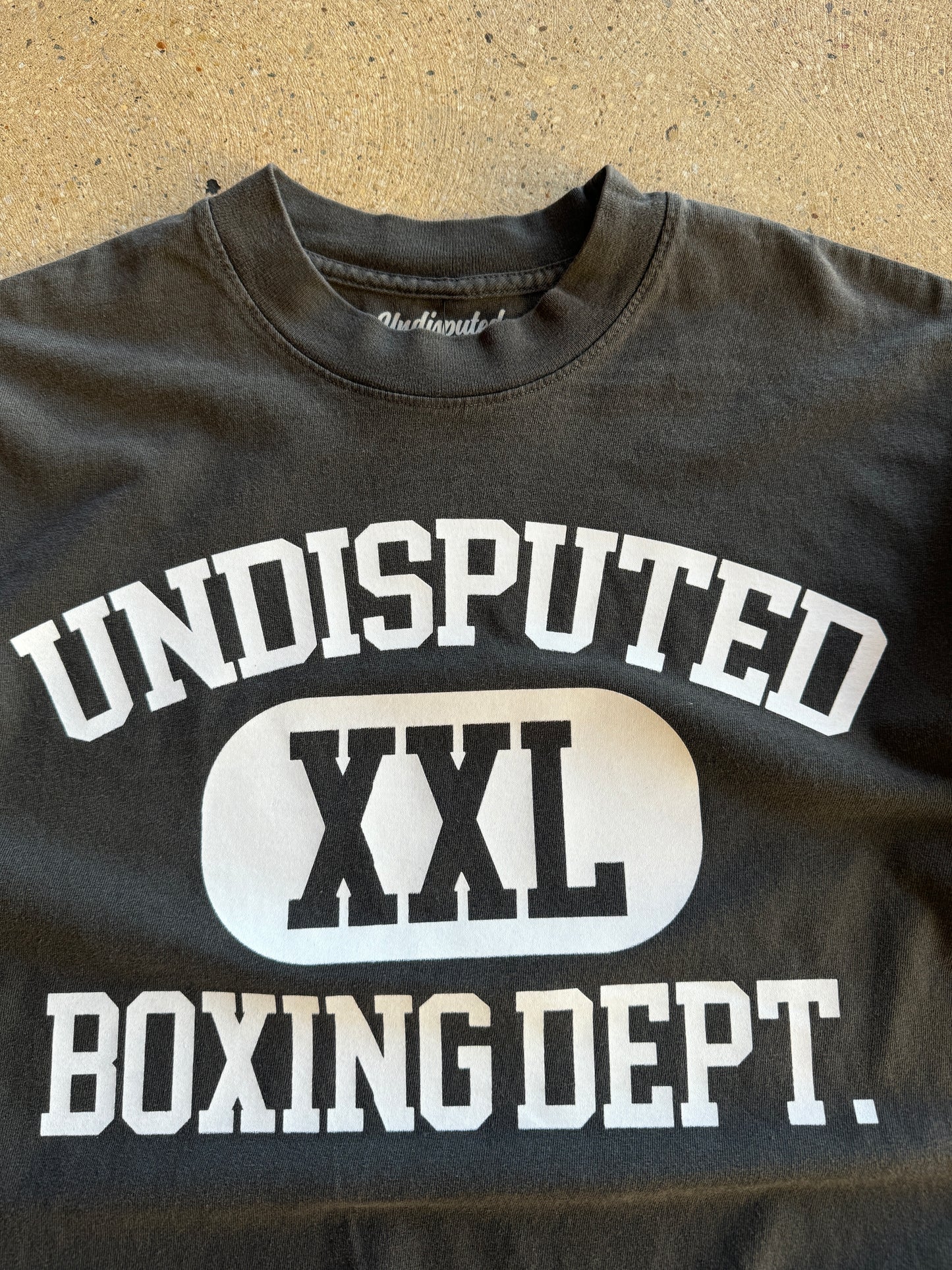 Undisputed Boxing Dept. T Shirt - Vintage Black