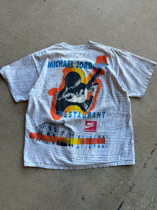 Vintage Michael Jordan's The Restaurant T Shirt Size Large