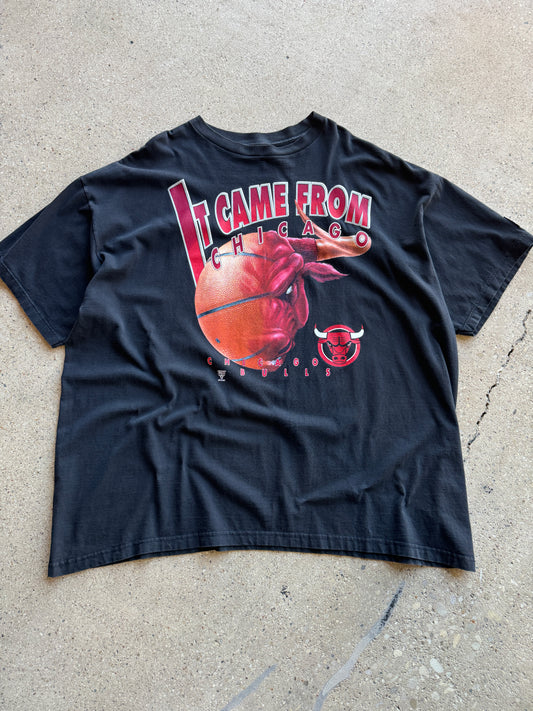 Vintage It Came From Chicago Bulls T Shirt Size 4XL