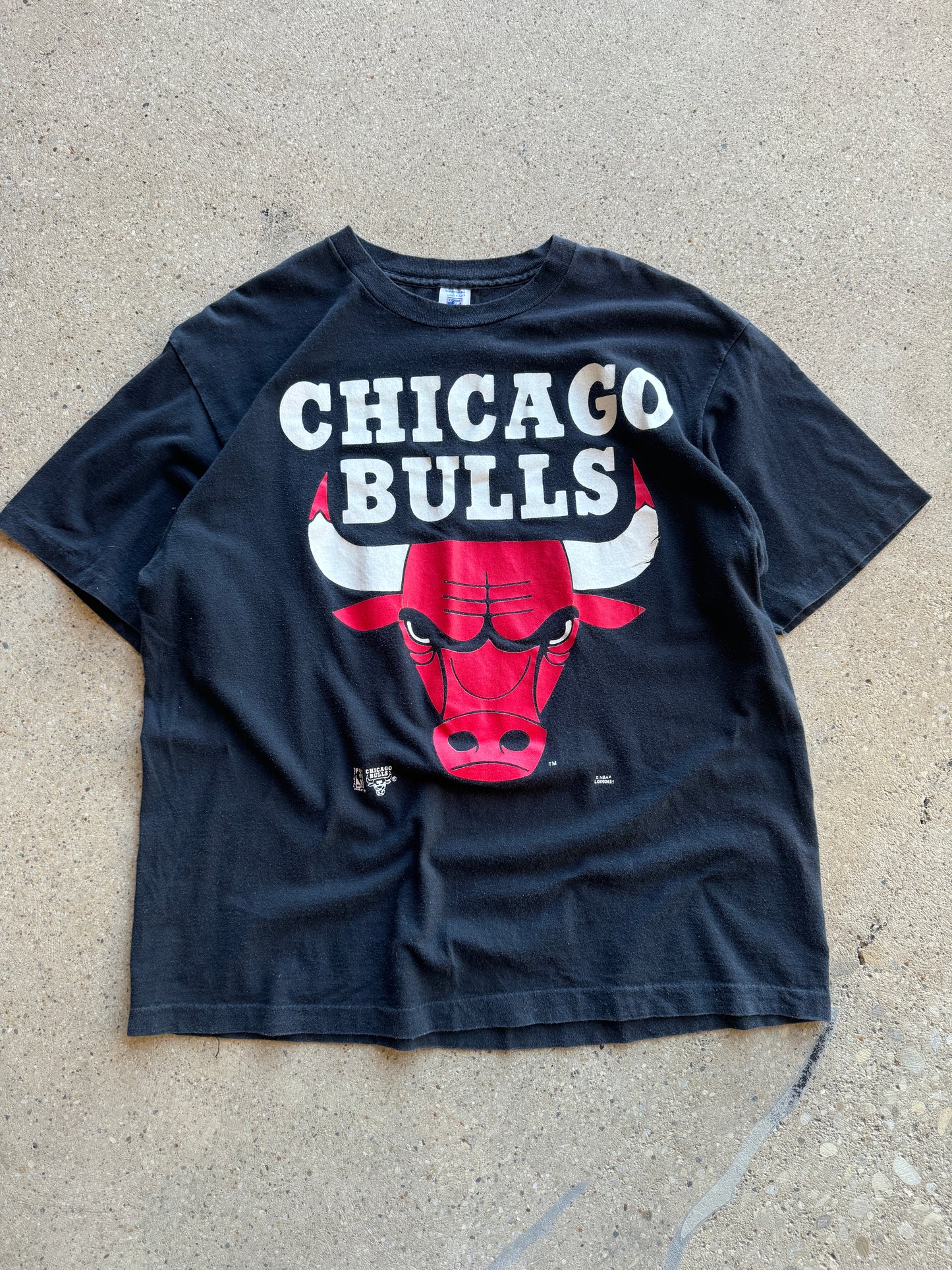 Vintage Chicago Bulls Big Logo T Shirt Size XXL