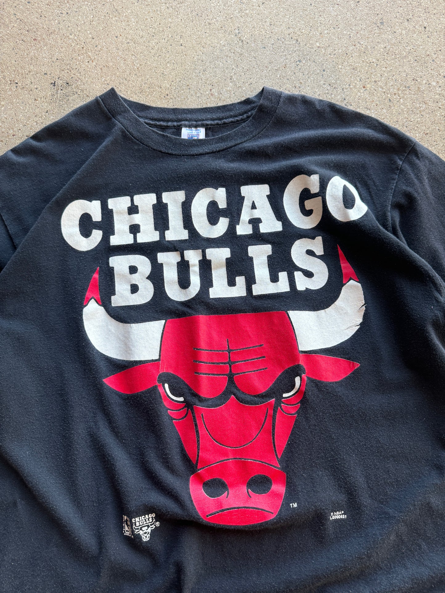 Vintage Chicago Bulls Big Logo T Shirt Size XXL