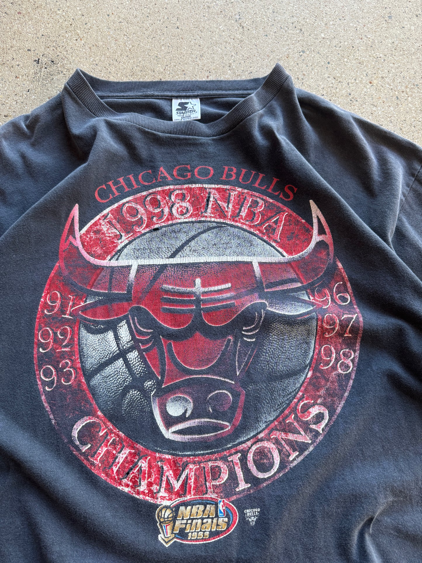 Vintage 1998 Chicago Bulls Tour Shirt Size Large